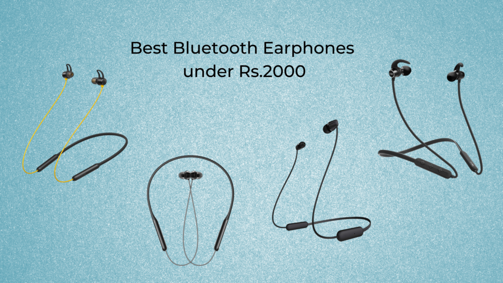 Best Bluetooth earphones Under 2000